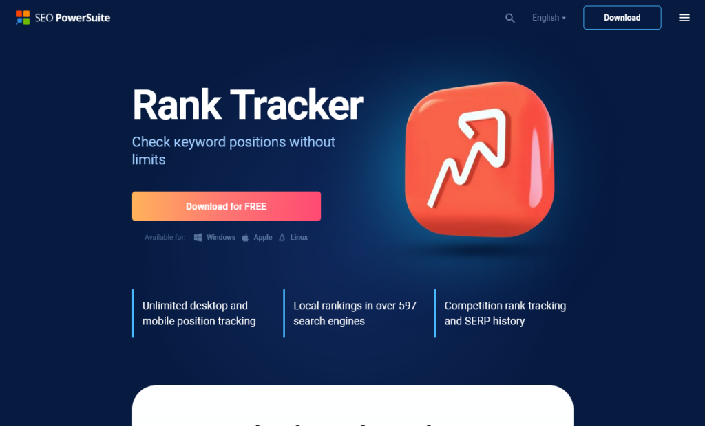 Rank Trackerのスクリーンショット